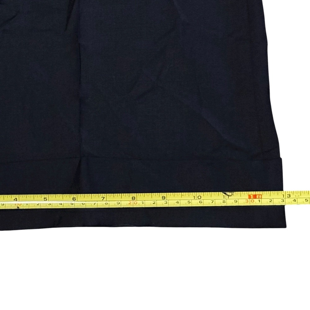 Quelledue QL2 Melody Wide Leg‎ Trousers Pants Black Women's Size 50 Italy - Picture 11 of 11